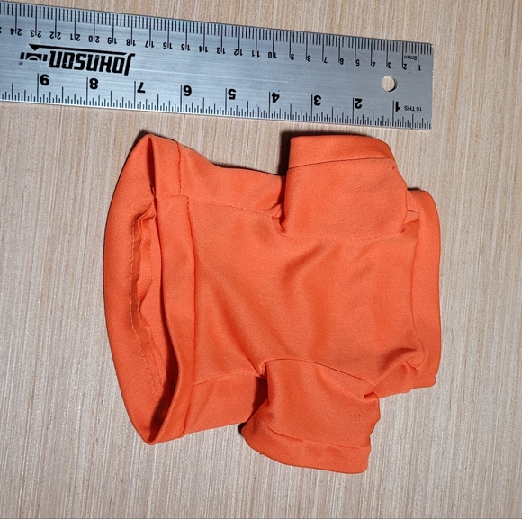 Very Small Dog Halloween Shirt - Orange and Black Jack-o-lantern / Pumpkin - Picture 4 of 12